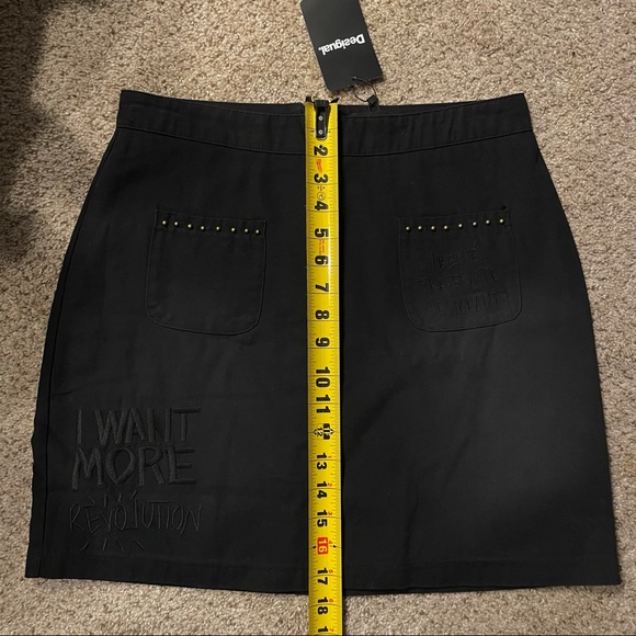 Desigual Black Denim Skirt - Jackie - Picture 10 of 10